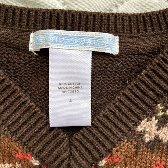 Janie and Jack sweater vest 3T - Picture 3 of 3